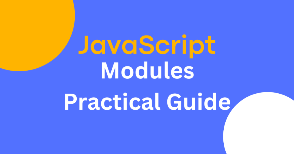 Javascript modules